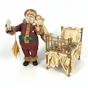 KSA Kurt Adler Fabriché Thomas Nast Santa Caught In The Act Figure Limited Run